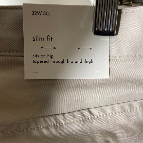 Calvin Klein Men Light Gray Men Slim Fit Pants - Picture 4 of 4